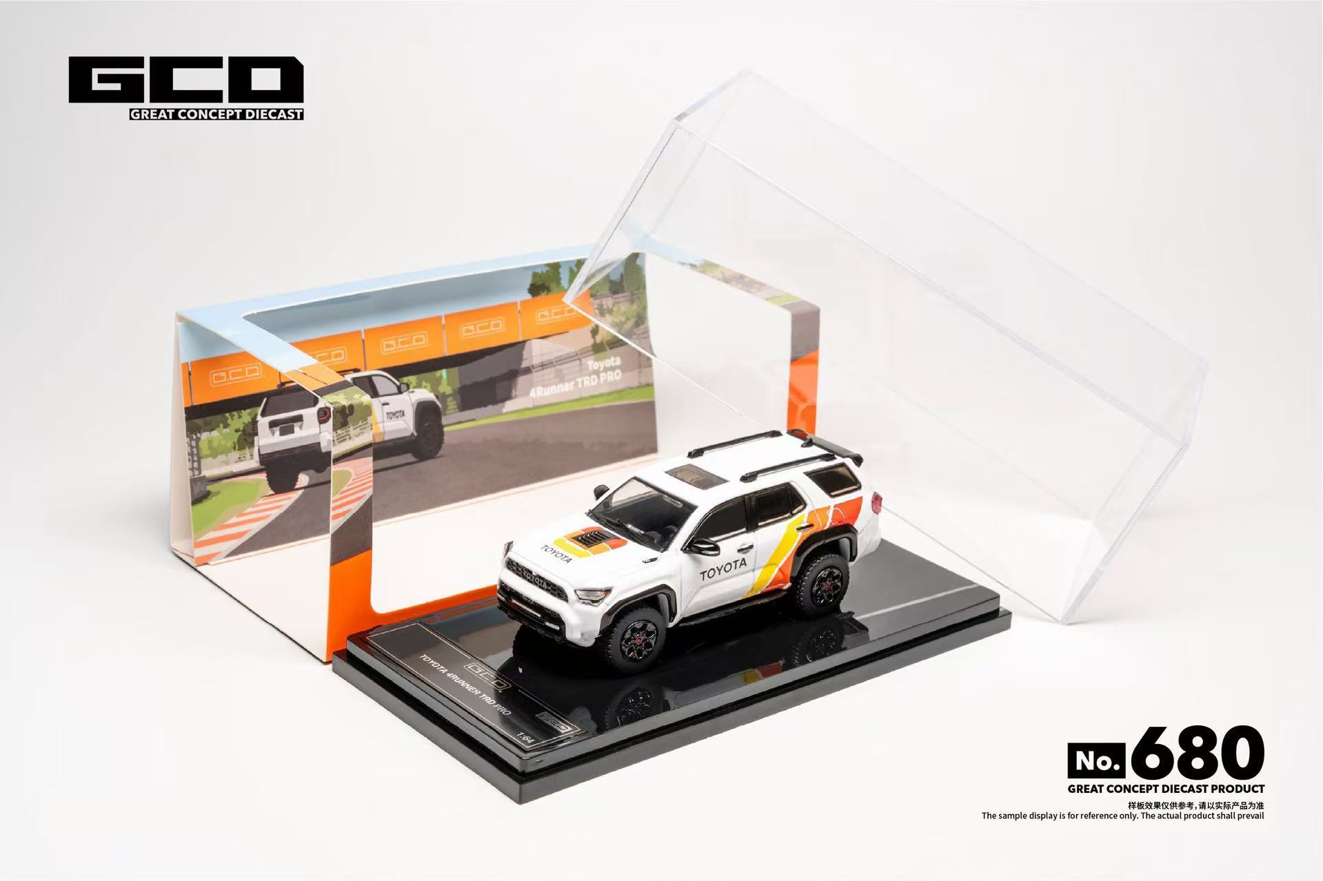 [予約]ゲインコーププロダクツ 1/64 (ダイキャスト製) Toyota 4 Runner TRD Pro 2025 ホワイト／TRD