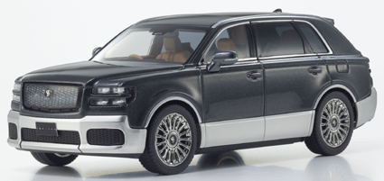 京商オリジナル 1/43 (ダイキャスト製) トヨタ センチュリー (黎明：れいめい)(グレー/シルバー) 内装：ミッドブラウン