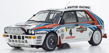 [予約]京商オリジナル 1/18 (ダイキャスト製) ランチア デルタ HF インテグラーレ エヴォルツィオーネ ポルトガルラリー 1992 #4