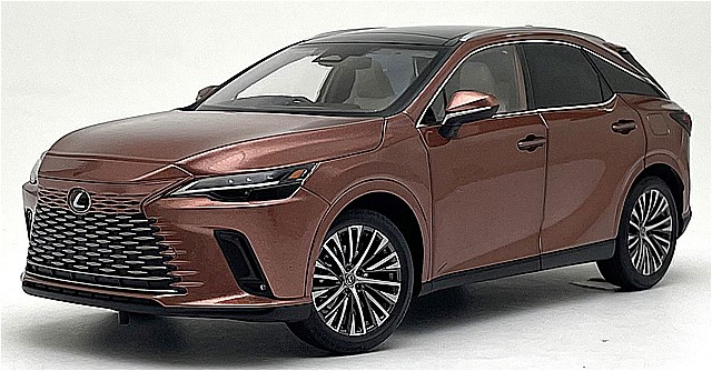 京商オリジナル 1/18 (ダイキャスト製) LEXUS RX 450h+ (ソニックカッパー)