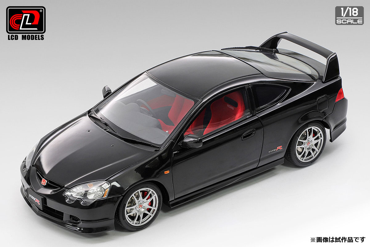 [予約]LCD MODELS 1/18 (ダイキャスト製) ホンダ インテグラ DC5 ブラック