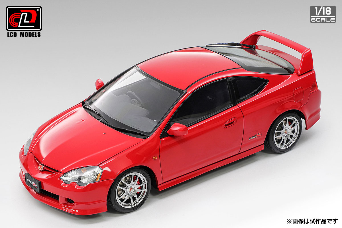 [予約]LCD MODELS 1/18 (ダイキャスト製) ホンダ インテグラ DC5 レッド