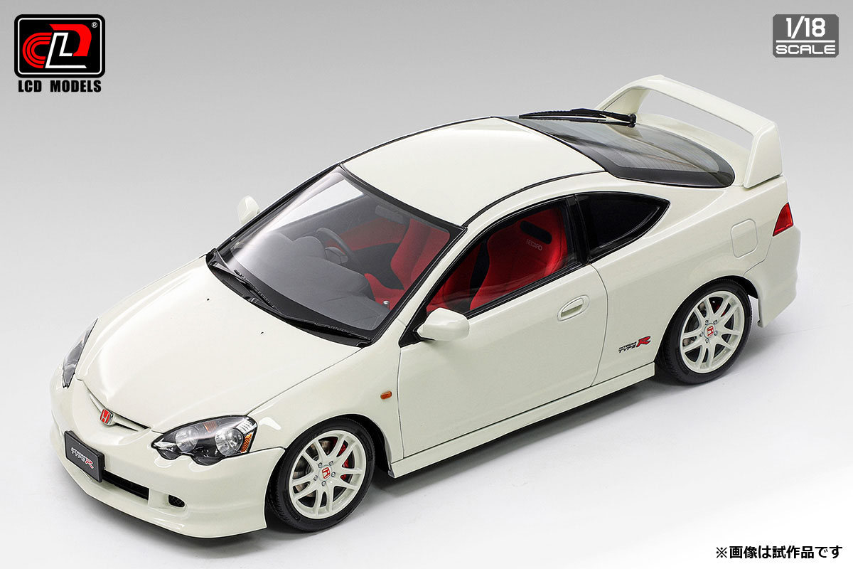 [予約]LCD MODELS 1/18 (ダイキャスト製) ホンダ インテグラ DC5 ホワイト