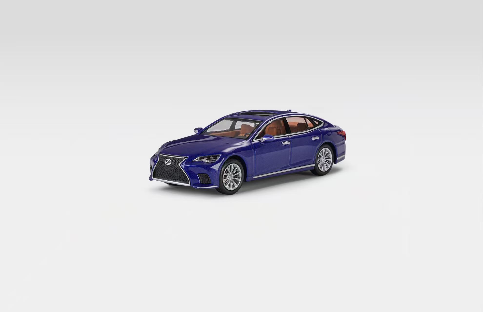 [予約]MASSDI(マスディ) 1/64 (ダイキャスト製) レクサス LS500h 2023 ジュエルブルー