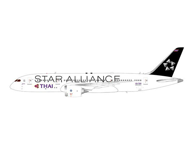 [予約]JC WINGS 1/400 (ダイキャスト製) 787-8 Thai Airways "Star Alliance" HS-TQO [FD]