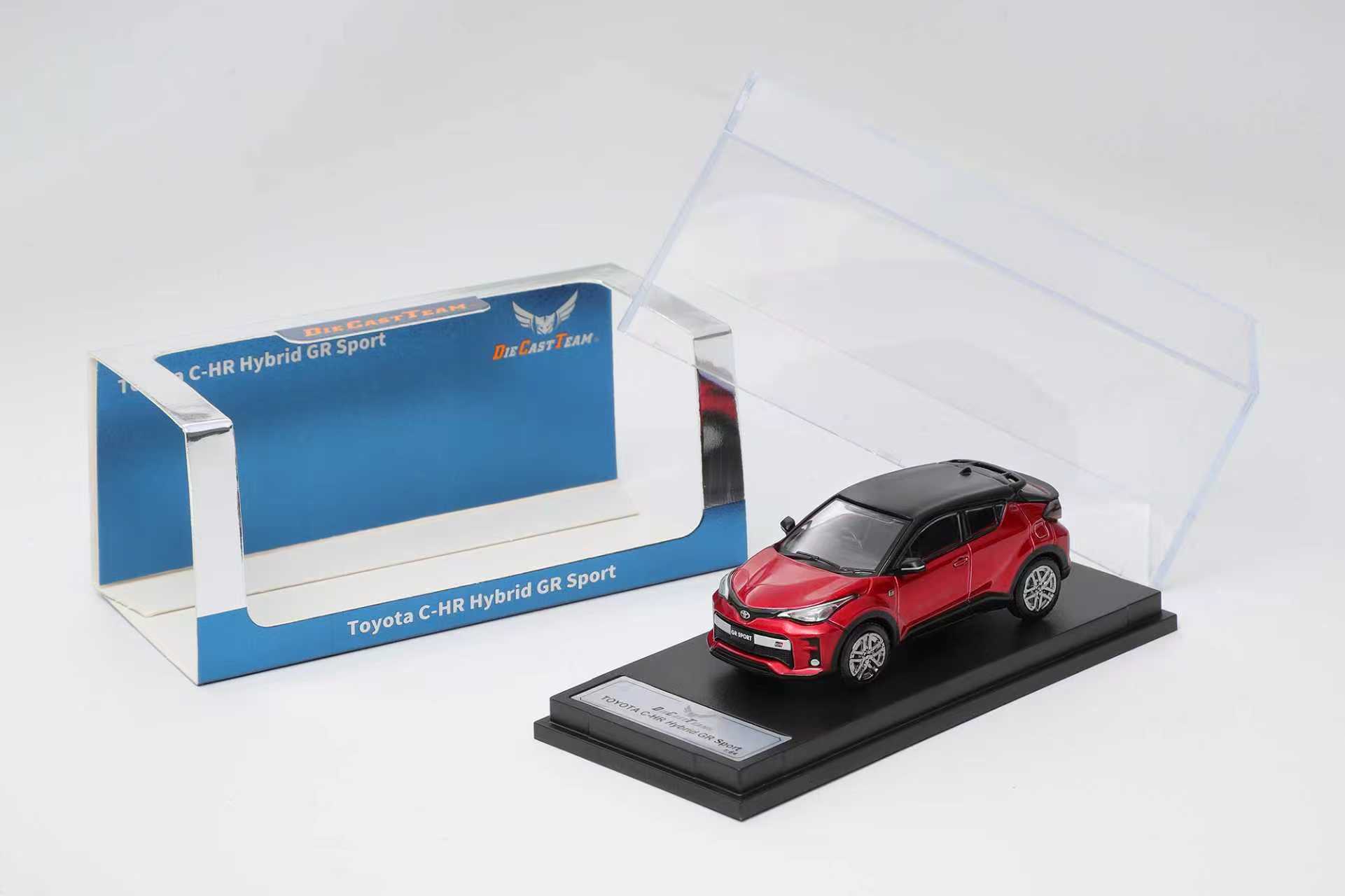 ダイキャストチーム 1/64 (ダイキャスト製) Toyota C-HR Hybrid GR Sport (RHD) レッド