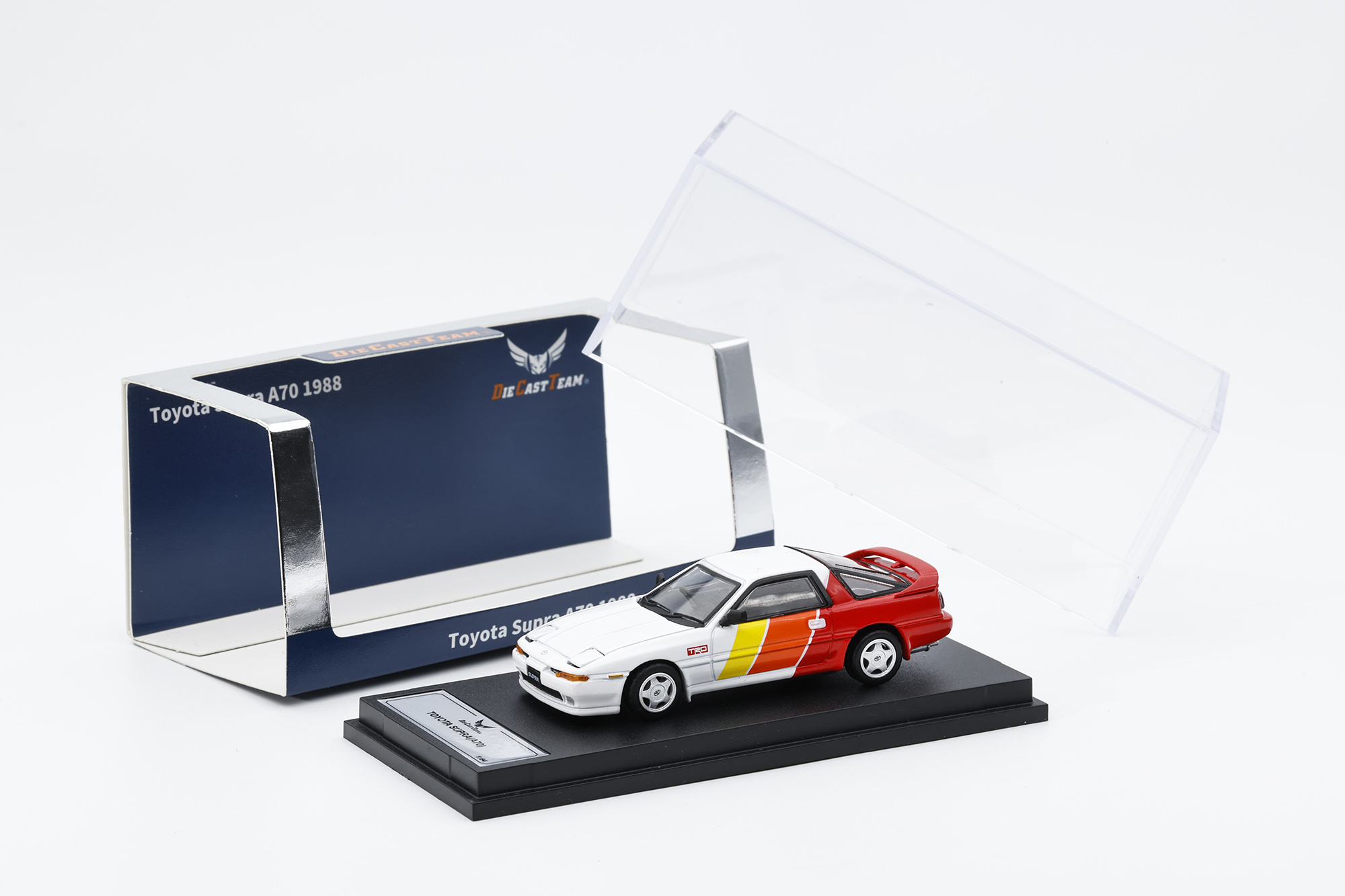 [予約]ダイキャストチーム / GCD x enchery 1/64 (ダイキャスト製) Toyota Supra (A70) TRD DECO