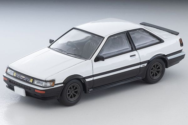 [予約]トミカリミテッドヴィンテージネオ 1/64 (ダイキャスト製) トヨタ カローラレビン 2ドア GT-APEX RSワタナベホイール装着車（白／黒）85年式