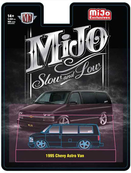 M2 Machines 1/64 (ダイキャスト製) 北米限定 1995 シボレー アストロバン カスタム ブラック ※並行輸入