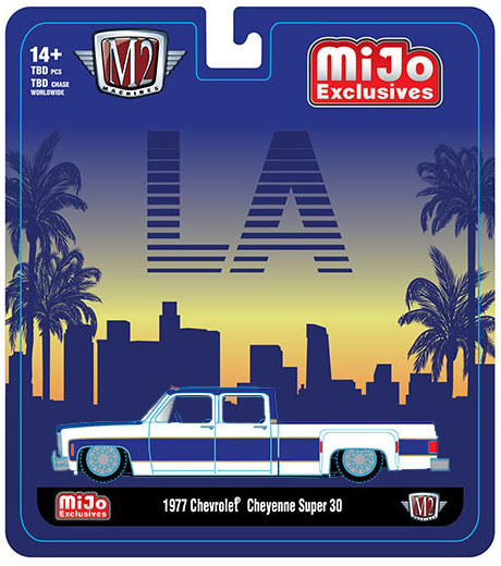 M2シボレー・シャイアンスーパー30 スターズ & ストライプス(チェイスカー) M2 1973 Chevrolet Cheyenne Super 30 Stars & Stripes 39000-MJS07 1