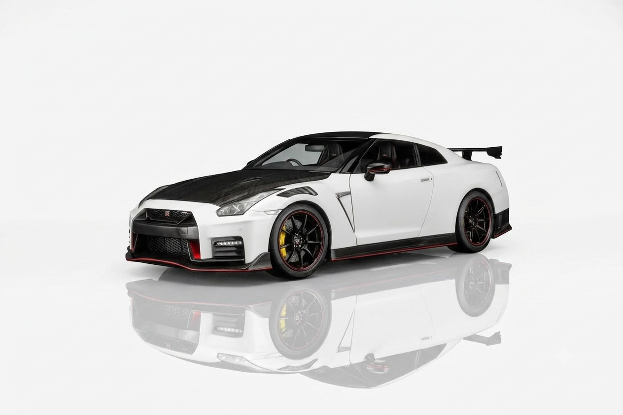 〓1/18スケール〓日産R35GT-R カスタム〓 金属製ダイキャストモデル MOTORHELIX(モーターへリックス) 1/18 (ダイキャスト製) Nissan GT-R
