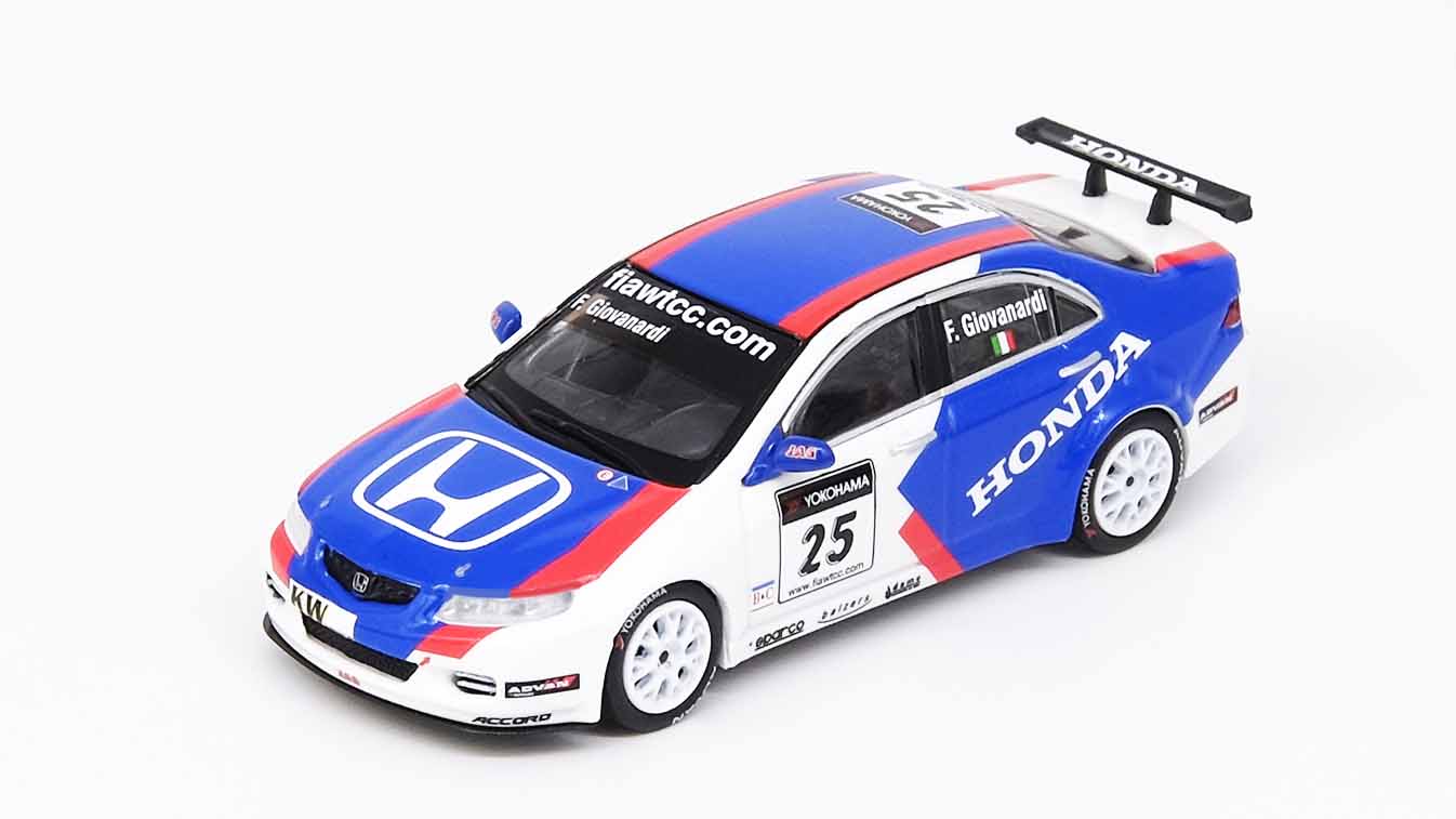 INNO Models(イノモデル) 1/64 Honda アコード Euro-R (CL7) "JAS MOTORSPORT" #25 WTCC of Macau 2006