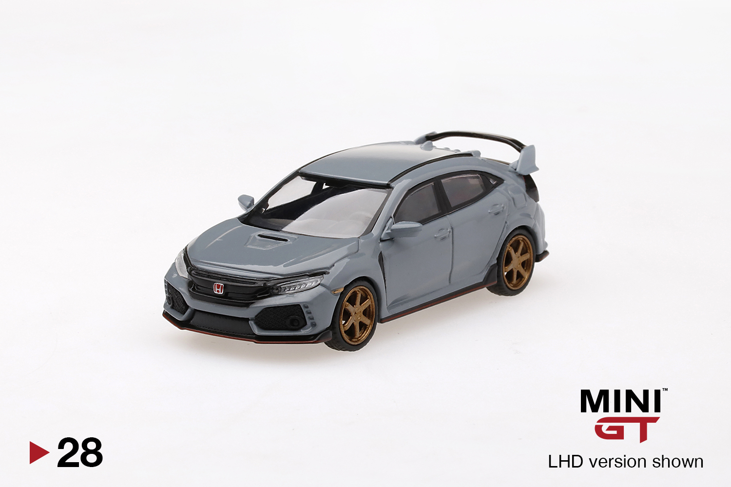 お1人様5個まで Mini Gt 1 64 ホンダ シビック Type R Fk8 スレートグレーw Te37 Wheel Lhd 台湾限定 ガリバー