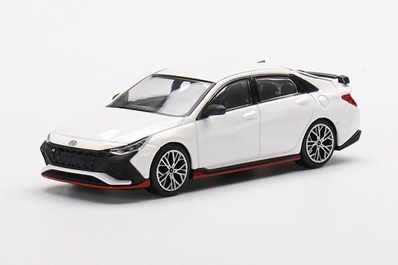 ナリトラ MINI GT 1/64 Hyundai エラントラ N セラミックホワイト(左