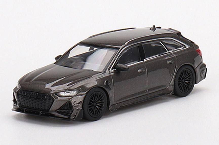 MINI GT 1/64 アウディ ABT RS6-R デイトナグレー(左ハンドル