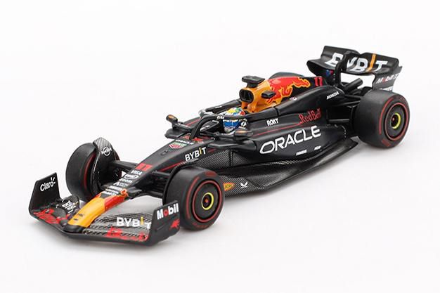 ※※発売中止※※[予約]MINI GT 1/64 (ダイキャスト製) オラクル レッドブル レーシング RB20 2024 2位入賞車 #11 バーレーングランプリ Sergio Pérez