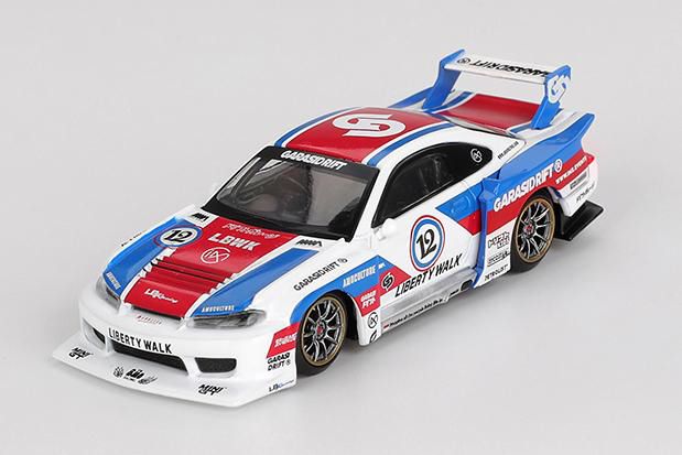 MINI GT №576 LBスーパーシルエット 日産 シルビア S15 1/64 Nissan シルビア(S15) LB-Super SilhouetteSILVIA ADVAN(右