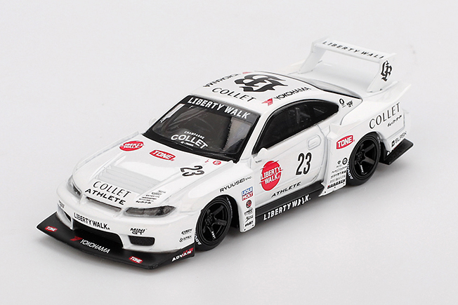 MINIGT LBスーパーシルエット S15シルビア 限定ブリスター 2種セット 1/64スケール MINI GT「日産 LB-Super Silhouette S15 シルビア