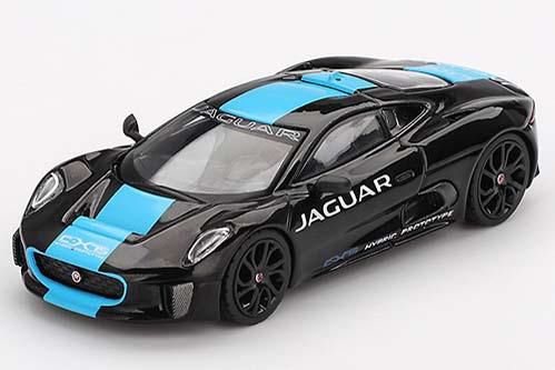 [予約]MINI GT 1/64 (ダイキャスト製) ジャガー C-X75 ブラック(左ハンドル)