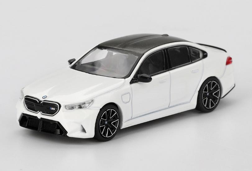 MINI GT 1/64 (ダイキャスト製) BMW M5 アルピンホワイト(左ハンドル