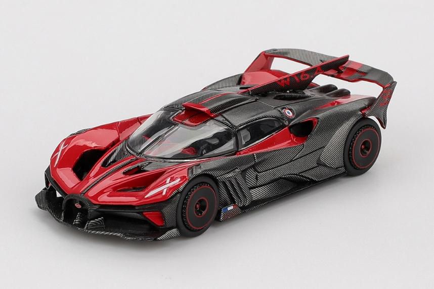 [予約]MINI GT 1/64 (ダイキャスト製) ブガッティ ボライド レッド(左ハンドル)
