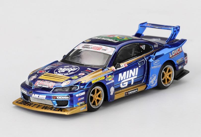MINI GT 1/64 (ダイキャスト製) Nissan シルビア(S15) LB-Super