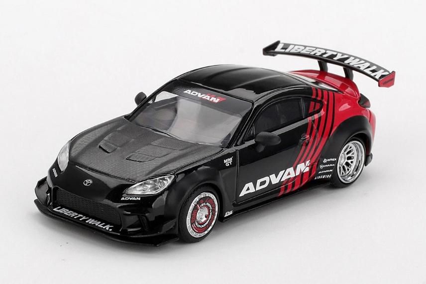 MINI GT 1/64 (ダイキャスト製) Toyota GR86 LB☆Nation Advan(右