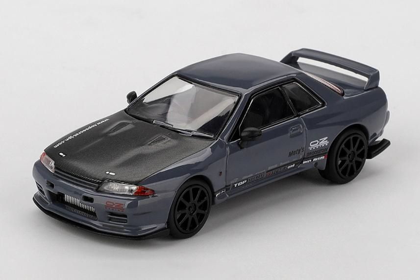 日産R32　スカイラインGT-R　ミニダイキャストモデル MINI GT 1/64 (ダイキャスト製) Nissan スカイライン GT-R VR32 Top