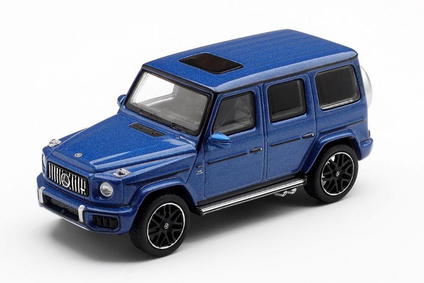 [予約]MINI GT 1/64 (ダイキャスト製) メルセデス AMG G 63 ダークブルーメタリック(左ハンドル) ※ブリスタータイプ