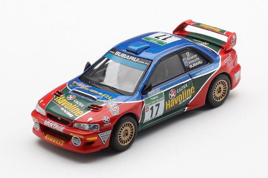 [予約]MINI GT 1/64 (ダイキャスト製) スバル インプレッサ WRC98 ラリー・ニュージーランド 2000 #17(左ハンドル) ※ブリスタータイプ
