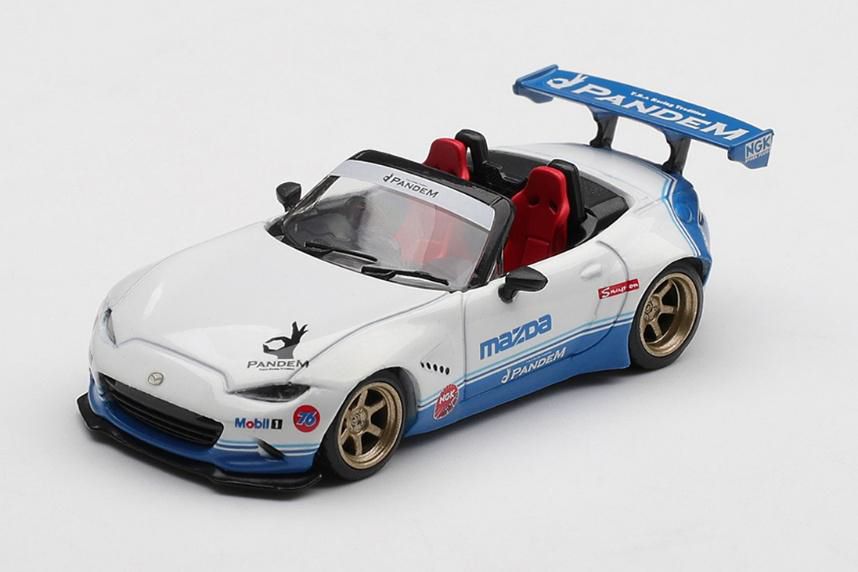 [予約]MINI GT 1/64 (ダイキャスト製) Pandem マツダ ミアータ MX-5 (ND) IMSA(右ハンドル)