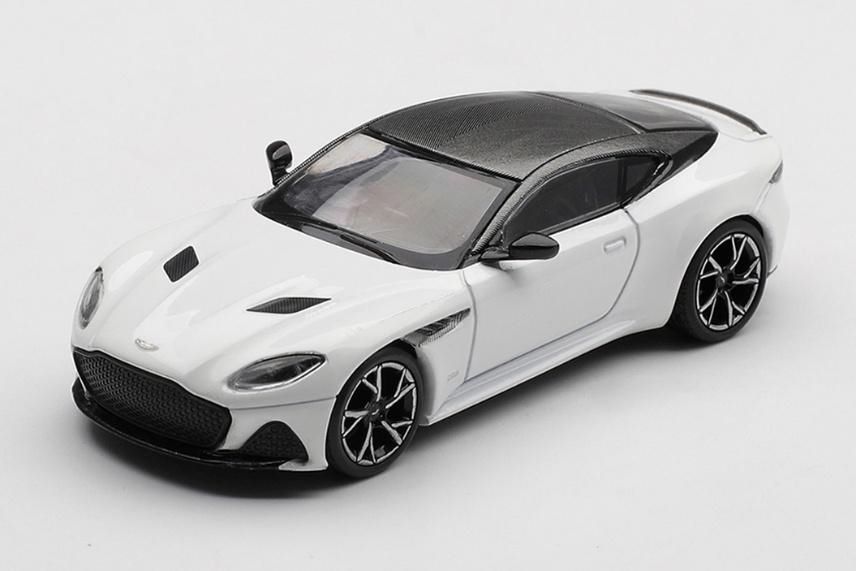 [予約]MINI GT 1/64 (ダイキャスト製) アストンマーチン DBS ストラタスホワイト(右ハンドル)