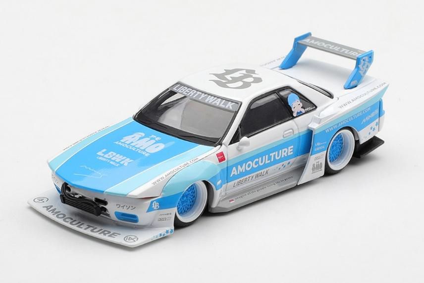 [予約]MINI GT 1/64 (ダイキャスト製) Nissan スカイライン GT-R R32 LBWK Kaido Works AMOCULTURE(右ハンドル)