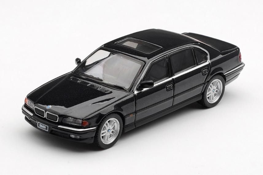 [予約]MINI GT 1/64 (ダイキャスト製) BMW 750IL ブラックサファイア(右ハンドル)