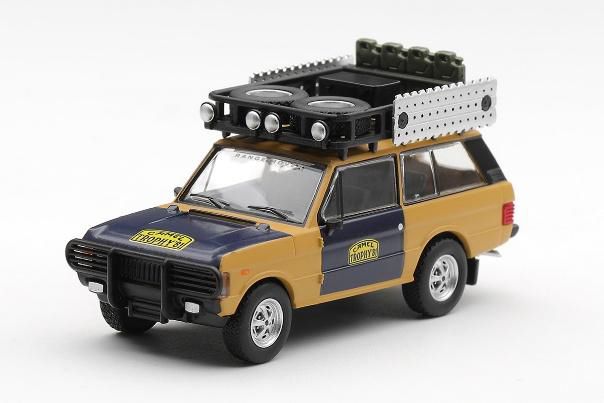 [予約]MINI GT 1/64 (ダイキャスト製) レンジ ローバー 1981 キャメルトロフィー スマトラ H.Fischer & W.Bays (左ハンドル)