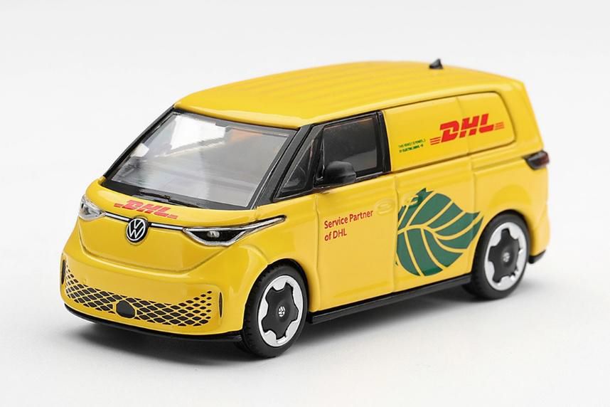 [予約]MINI GT 1/64 (ダイキャスト製) フォルクスワーゲン ID. Buzz DHL Electric(左ハンドル)