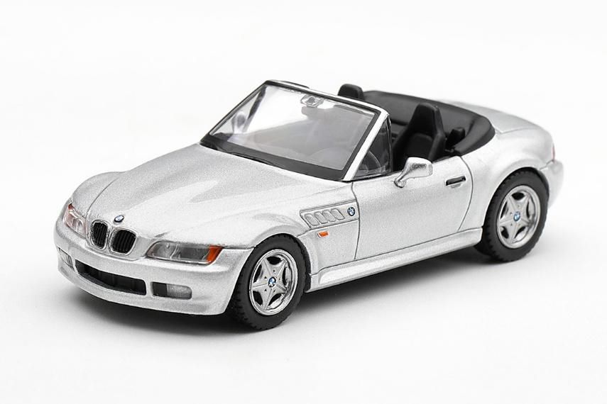 [予約]MINI GT 1/64 (ダイキャスト製) BMW Z3 チタンシルバー(左ハンドル)　※ブリスタータイプ