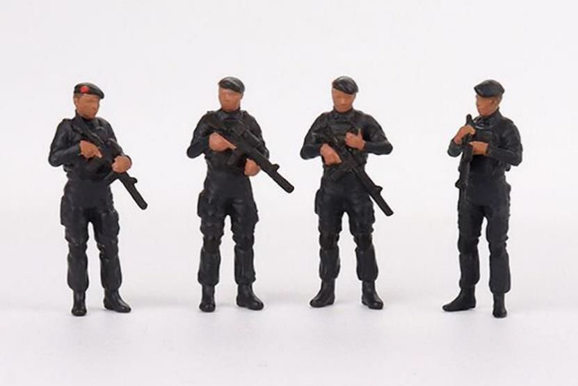 【お1人様2個まで】MINI GT 1/64 インドネシア国家警察機動旅団 フィギュアセット