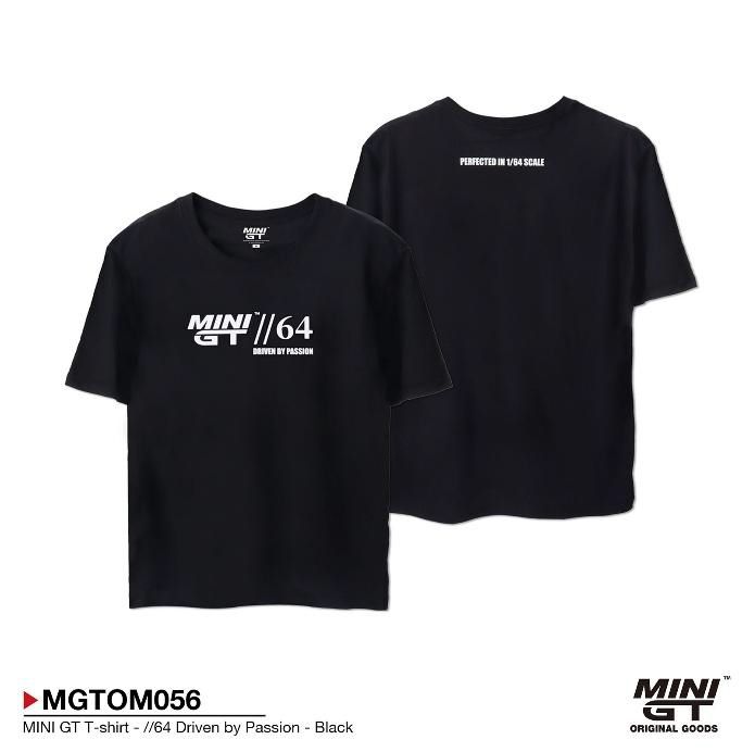 [予約]MINI GT //64 Driven by Passion ブラック Tシャツ