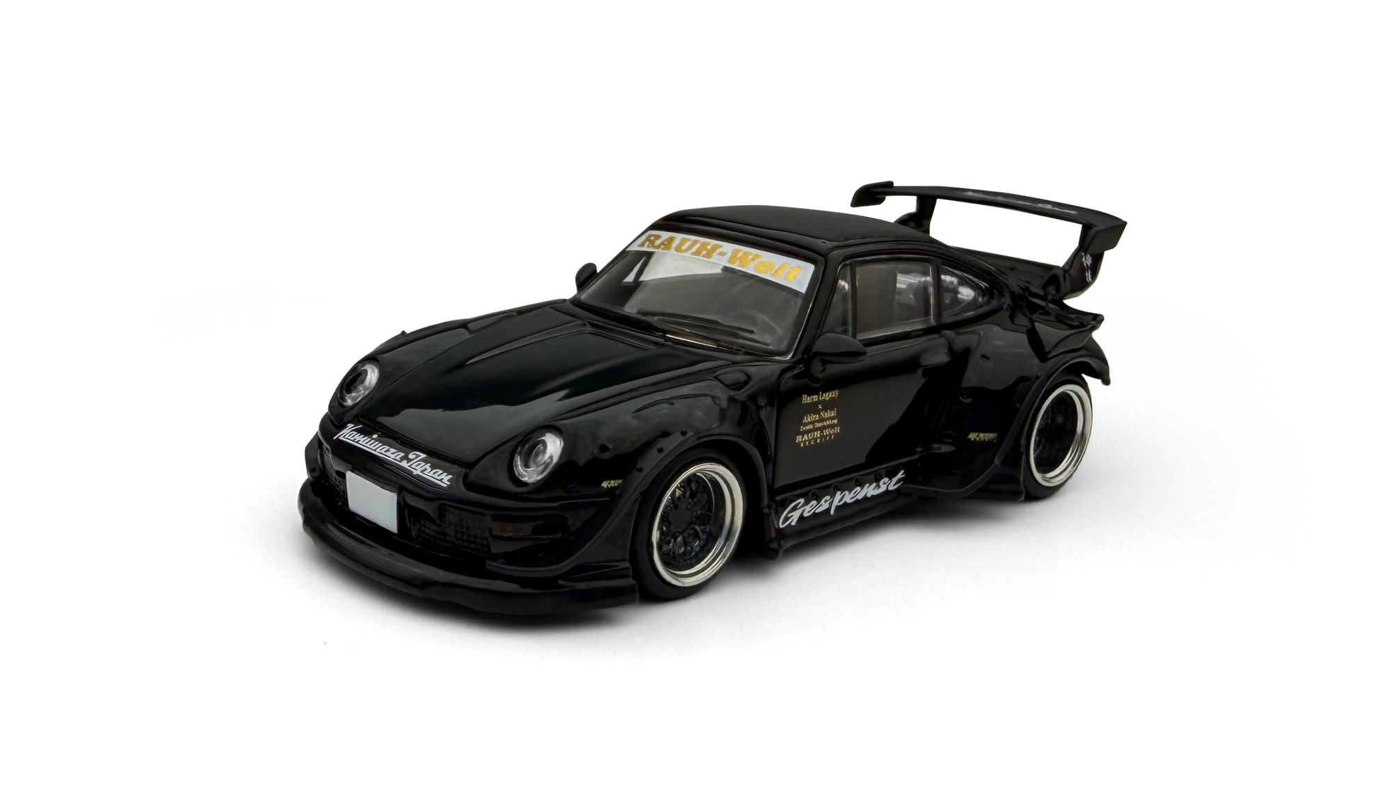 [予約]MODEL MODEL 1/64 (ダイキャスト製) RWB 993 ブラック