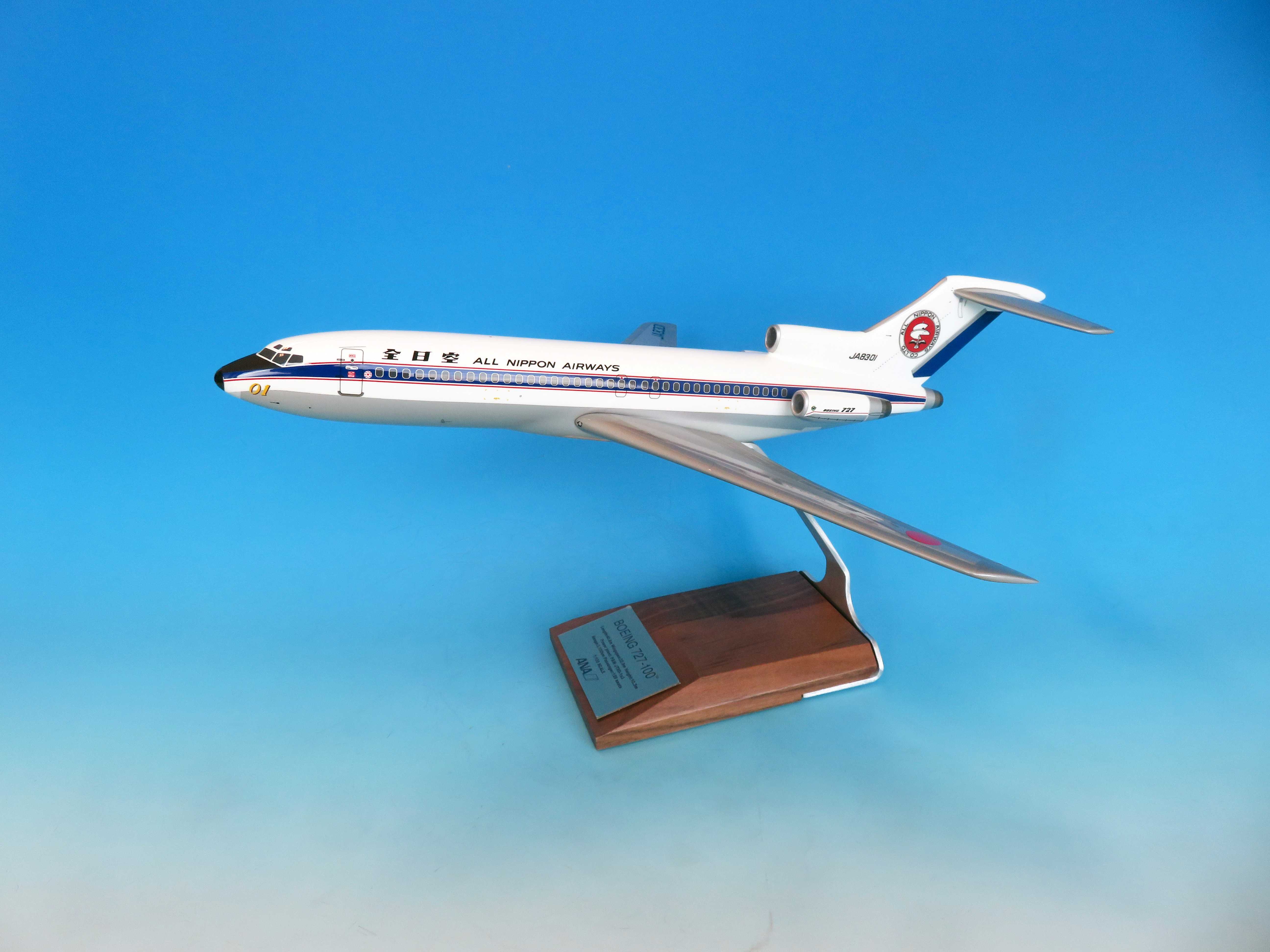 全日空 B727-100 1/200 ポリッシュ仕上 全日空 B727-100 1/200 ポリッシュ仕上 全日空 B727-100 1/200