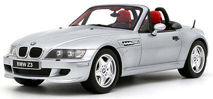 [予約]otto mobile(オットモビル) 1/18 (レジン製) BMW Z3 M ロードスター 1999 (シルバー)限定生産品