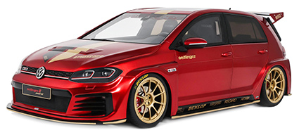 [予約]otto mobile(オットモビル) 1/18 (レジン製) フォルクスワーゲン ゴルフ VII エッティンガー TCR GERMANY STREET 2019 (キャンディレッド)  限定生産品