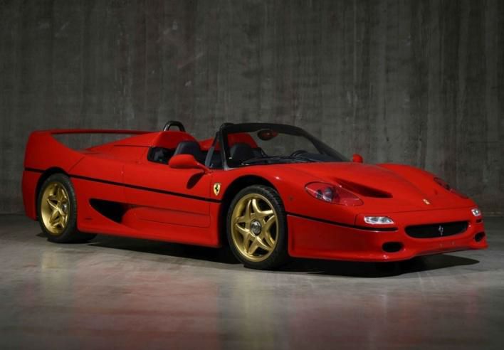 BBR MODELS 1/18 (レジン製) Ferrari F50 Spider Red and Gold Rims