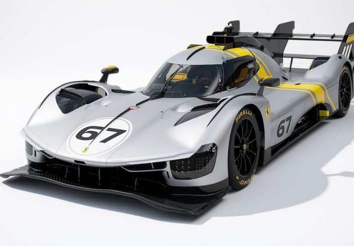 [予約]BBR MODELS 1/18 (レジン製) Ferrari 499P Modified Argento Nurburgring race n.67