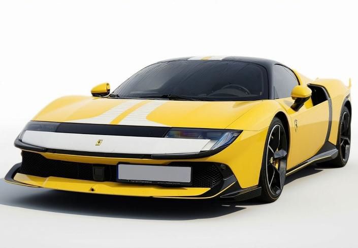 [予約]BBR MODELS 1/18 (レジン製) Ferrari 849 Testarossa Assetto Fiorano Giallo Modena with Bianco Cervino livery