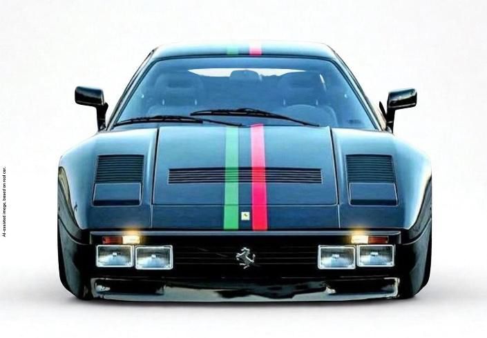 [予約]BBR MODELS 1/18 (レジン製) Ferrari 288 GTO Nero DS with stripes