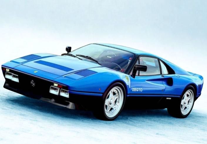 [予約]BBR MODELS 1/18 (レジン製) Ferrari 288 GTO Azzurro Dino and black