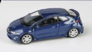 PARA64 1/64 ホンダ シビックFN2 Type R 2007 サファイアブルー RHD