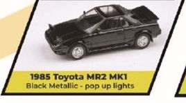 PARA64 1/64 トヨタ MR2 MK1 1985 メタリックブラック ライトオープン RHD